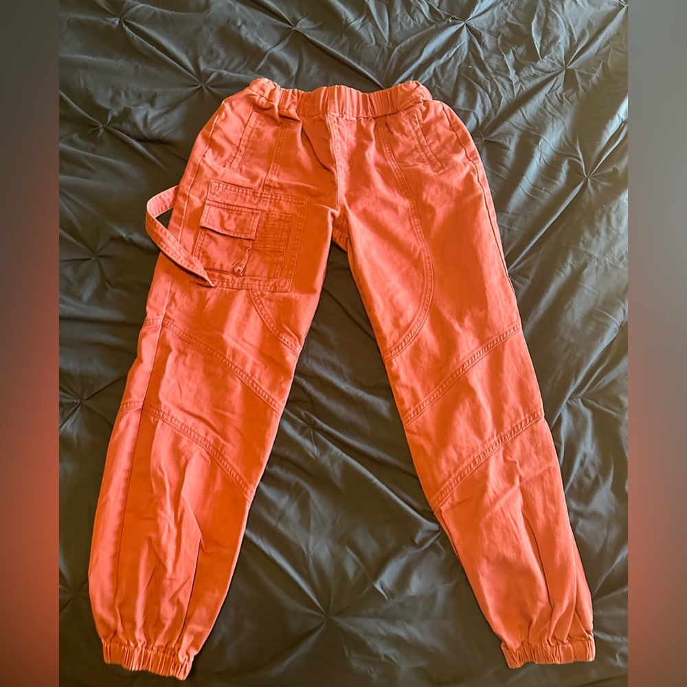 mauve cargo pants